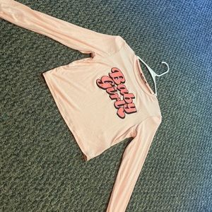 Cute baby girl crop top.